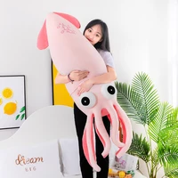 70 120cm large lifelike cute squid plush toy stuffed sea animal cuttlefish pillow simulation octopus doll toy for kids children