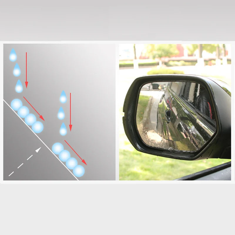 Автомобильная Антибликовая пленка для зеркала заднего вида 2 шт./компл. |