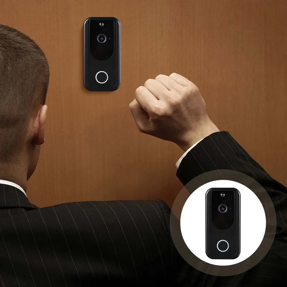 

1Pc WIFI Smart Doorbell Household Video Doorbell Useful Video Doorbell