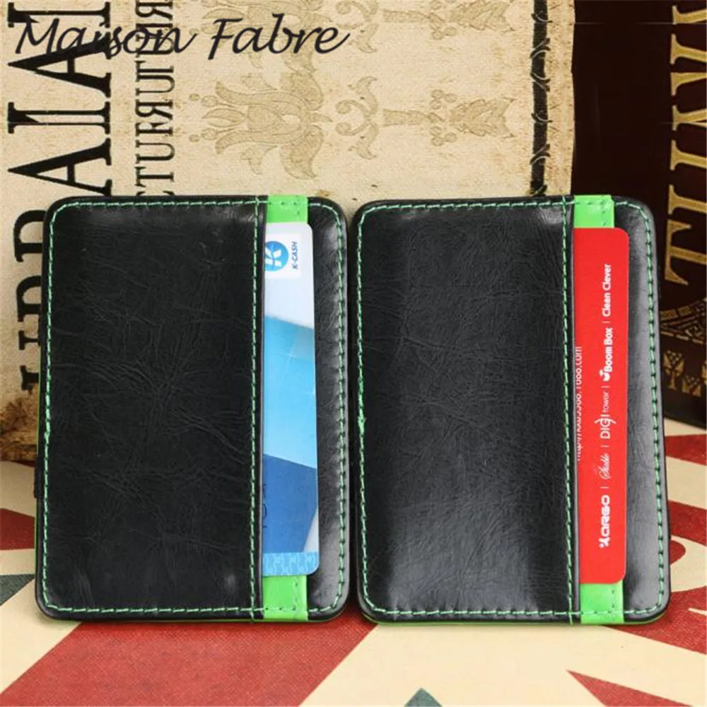 Мужской кошелек с отделением для кредитных карт и в деловом стиле кожаный двумя