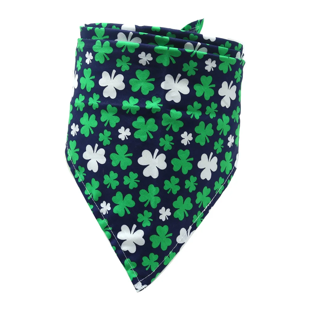 50 шт. бандана для собак принадлежности питомцев в стиле Св Патрика банданы