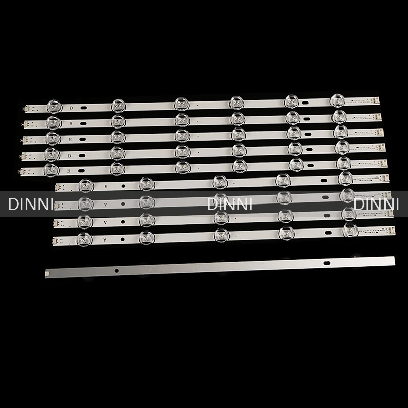 100% New 10pcs/Kit LED strips for LG 55 TV 55LB5670 CR 55LB570V ZB 55LB570U ZK AGF78401601 LC550DUE FGM4 6916L 1987A 6916L 1988A