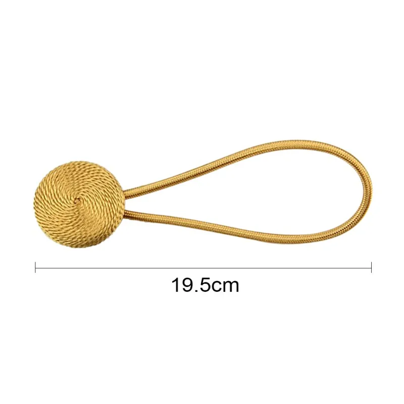 

1 Pc Magnetic Curtain Tiebacks Flannel Round Curtain Tie Backs Holdbacks Ring Buckle Clips Curtain Rods Decoration Accessoires