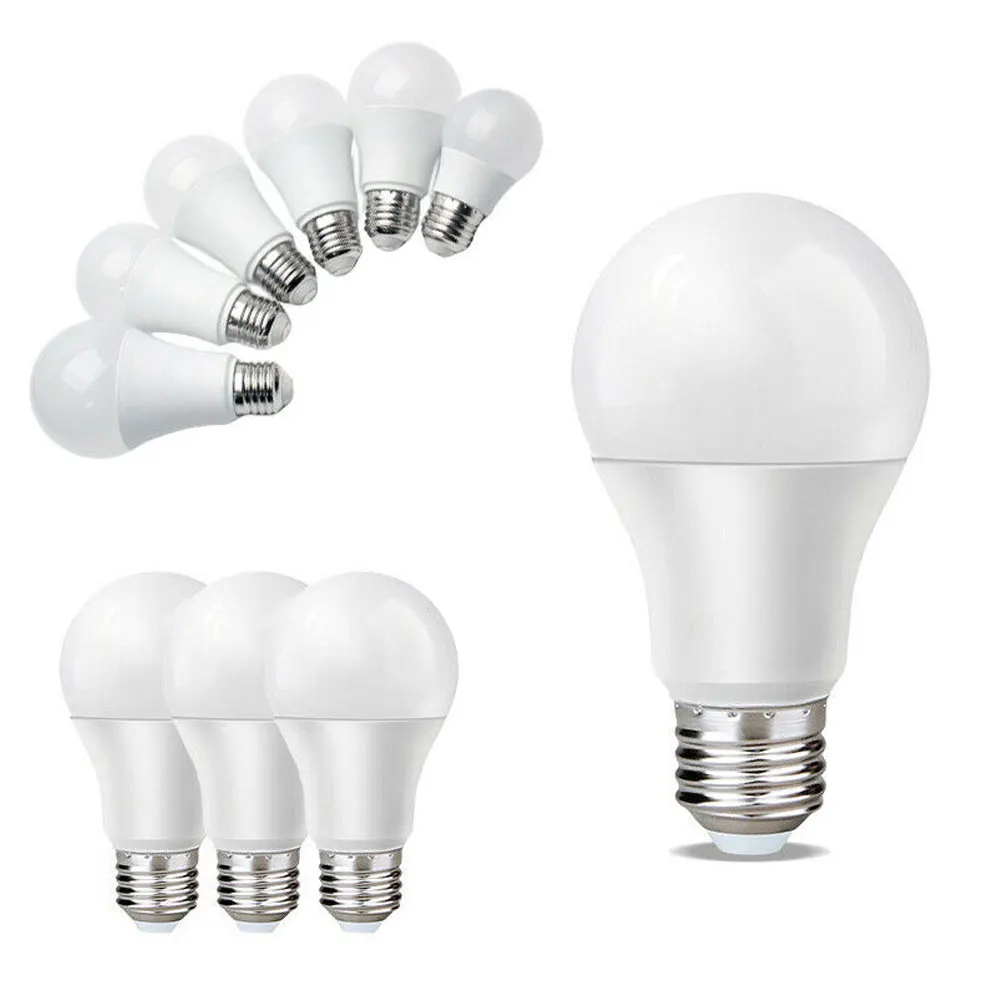 Светодиодные лампы E27 для точечного светильника 10 шт. лампочки 110 240 В переменного