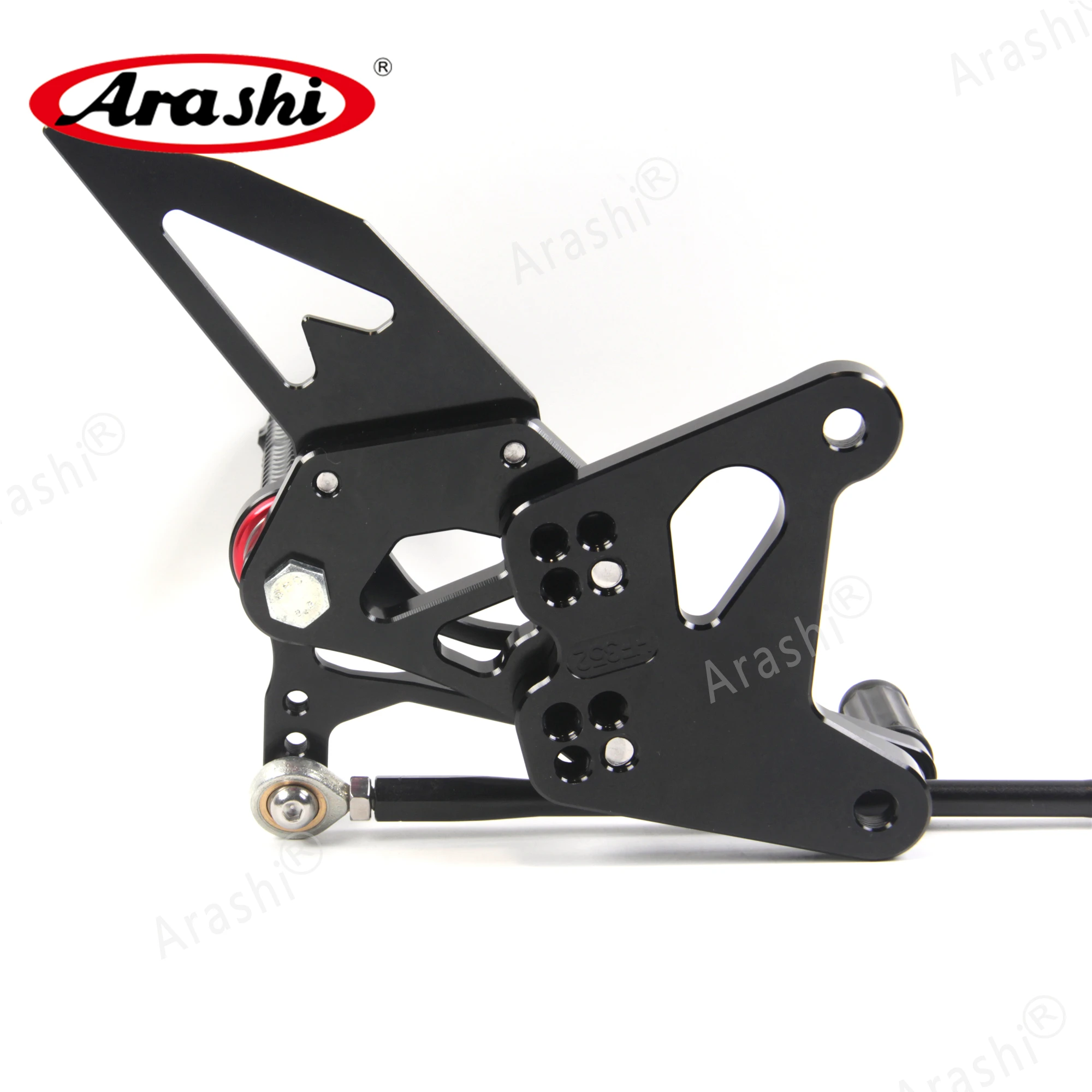 Задние регулируемые ножки Arashi NINJA ZX6R для KAWASAKI Ninja ZX636 2005 2006 Алюминиевые Подножки 05