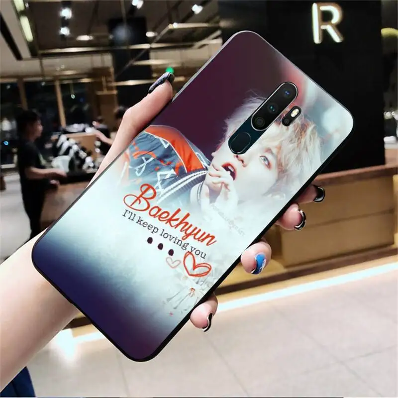 Чехол-накладка для Oppo A5 A9 мягкий чехол телефона из ТПУ Reno2 z Renoace 3pro Realme5Pro SEHUN CHANYEOL EXO