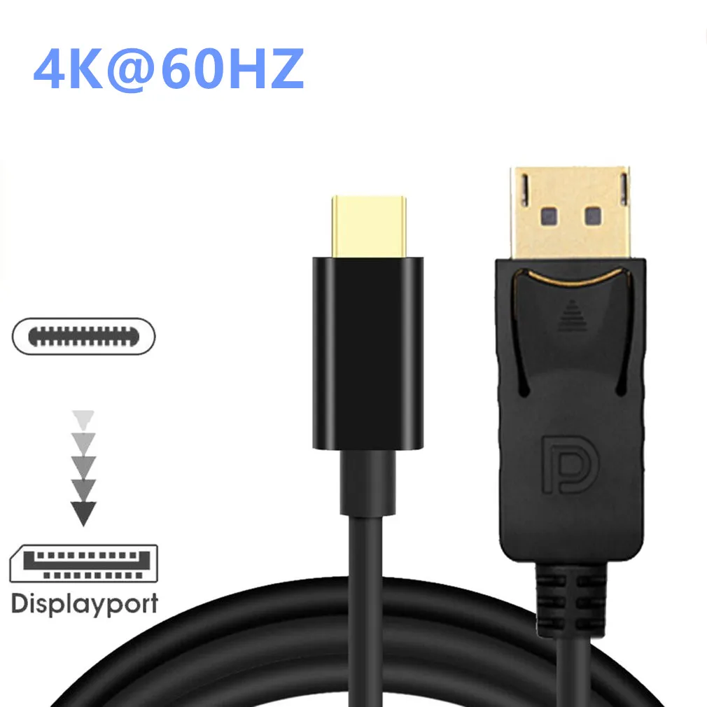USB C к DisplayPort 4K @ 60 Гц Thunderbolt 3 DP Для MacBook Pro 2019/2018 ipad pro Surface Book Dell XPS Sumsang S10 Note 9 Dex |