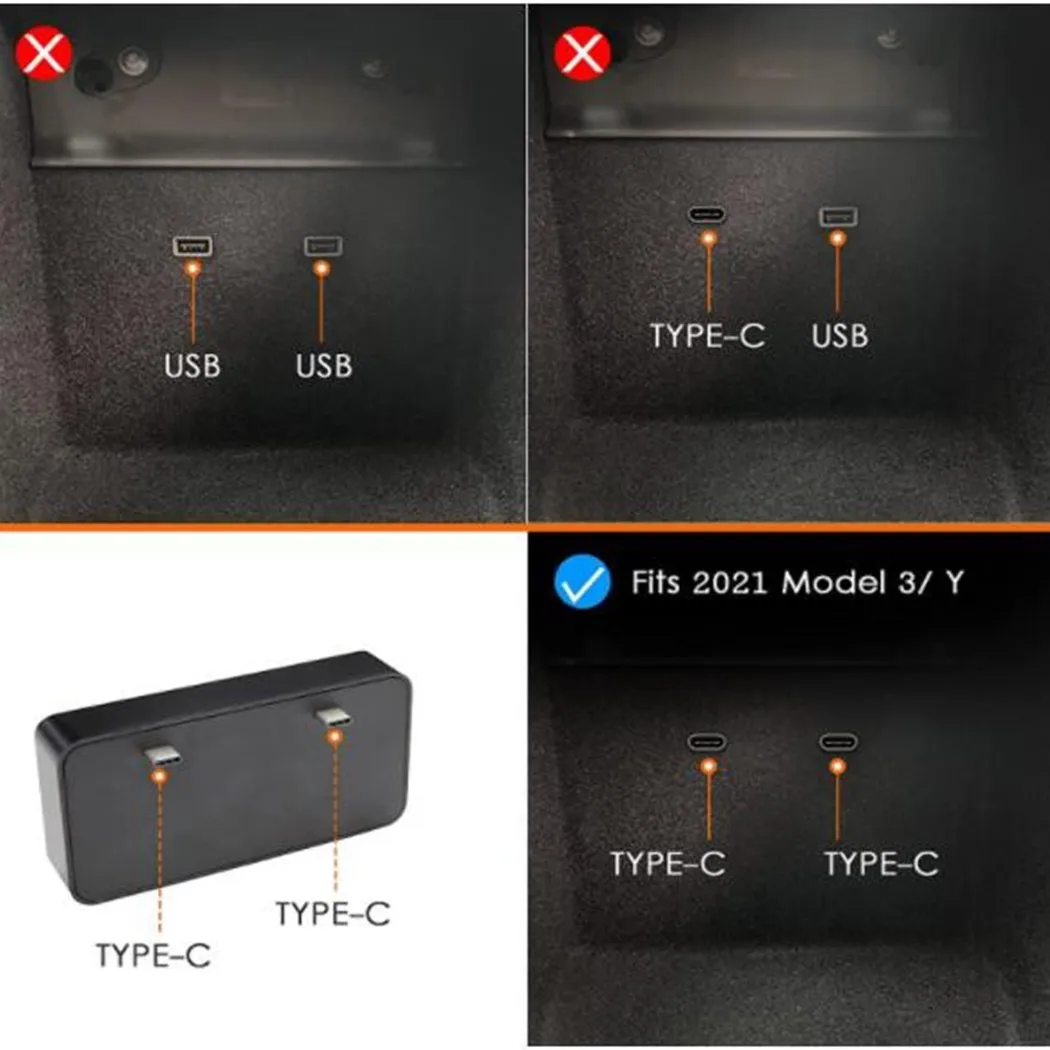 

Card Reader Usb Cable Docking For Tesla Model 3 Y 2021 Phone Station Speed