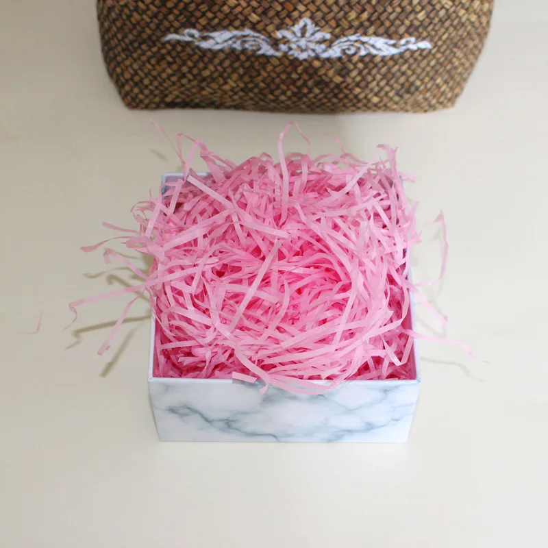 DIY бумажная рафия измельченная гофрированная бумага конфетти подарки/коробка
