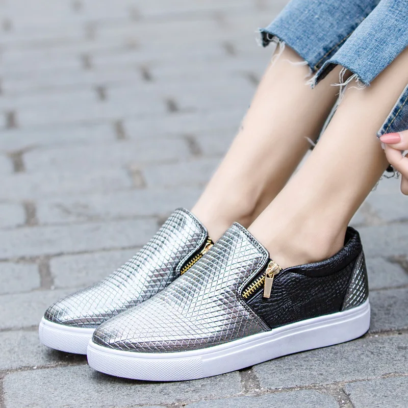 Весна-Осень 2020 новая женская обувь лоферы на плоской подошве модные кроссовки