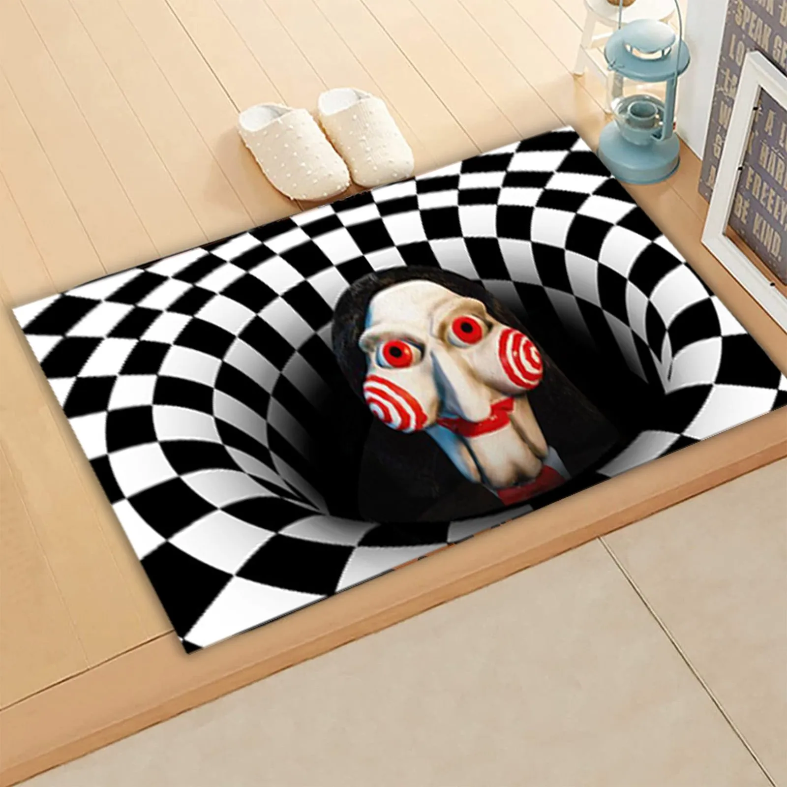 Horror Halloween Doormats Skulls 3D printing Mat/Rug kitchen Mat Nordic Flannel Home Decor Large Carpets for Living Room Bedroom | Дом и сад