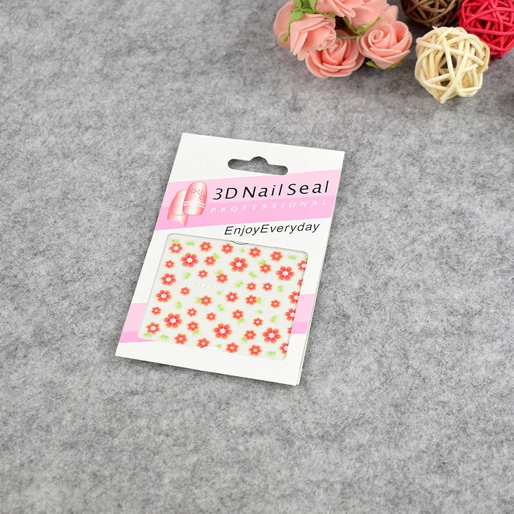 

30 different patterns of 3D manicure stickers DIY Nail Decoration stickers gold plated nail stickers ultra thin waterproof manic