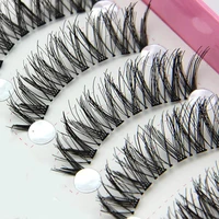 fashion 10 pairs false eyelashes cosmetics makeup make up beauty eyes tools