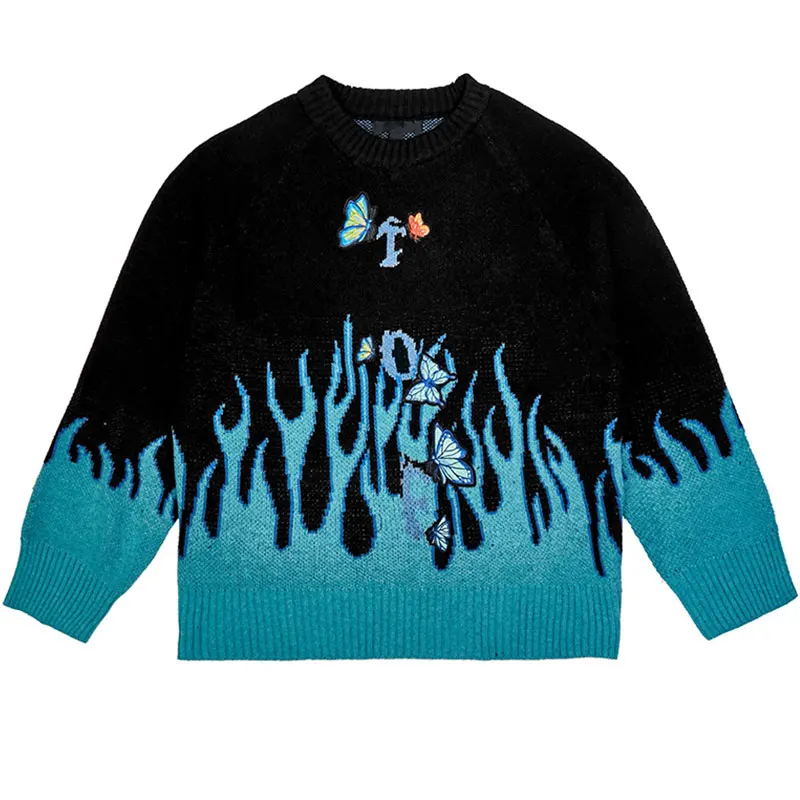 Свитер женский трикотажный контрастных цветов с рукавом летучая мышь | Женская