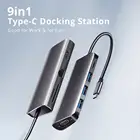 Док-станция iSky 9 в 1, USB C, PD, LAN, RJ45, HDMI, SD, TF, USB 3,0, VGA, для смартфонов
