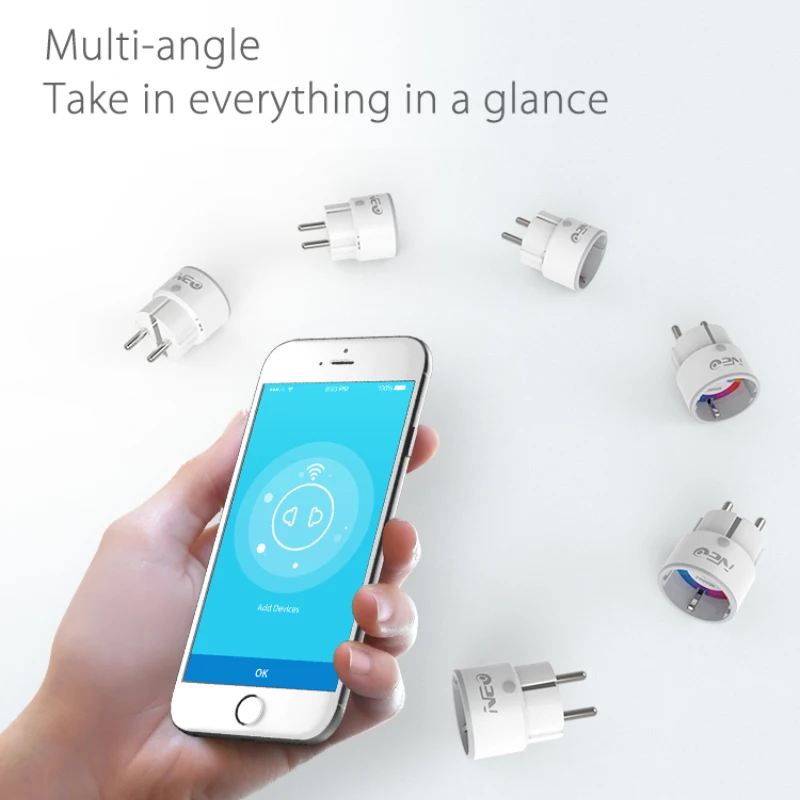 

WiFi Smart Plug Mini Wireless Socket Timer Home Power Socket WiFi Power Switch Remote Control Outlet Work With Alexa/Google Home