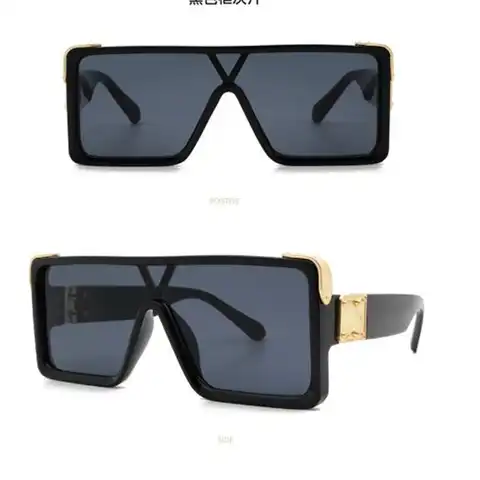 Очки для взрослых с синей оправой качественные солнцезащитные очки большие Меняющие цвет очки Соединенные солнцезащитные очки океанские с...