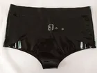 Новые 100% латексные 0,4 мм резиновые женские сексуальные шорты Черное Нижнее белье Размер XXS-XXL