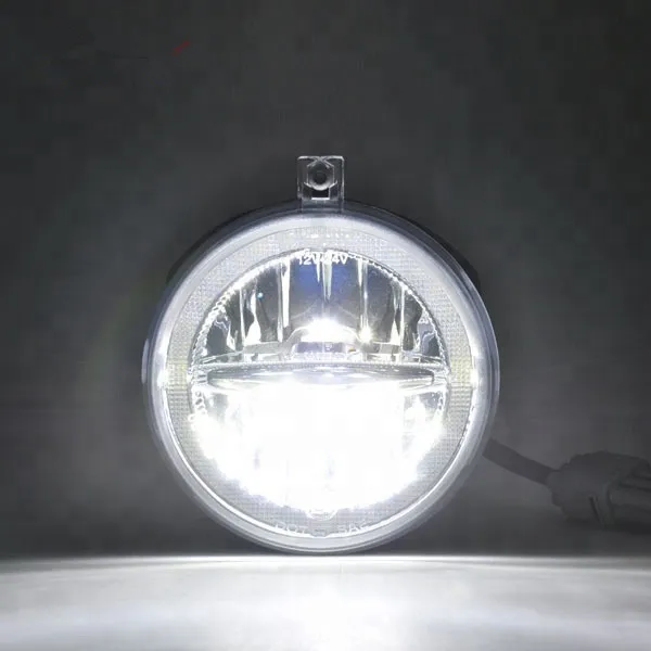 Белый направляющий DRL Halo кольца Led для вождения противотуманный светильник