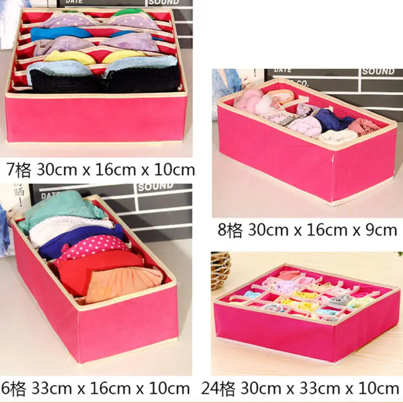 Складные органайзеры для нижнего белья разделители шкафа органайзер хранения