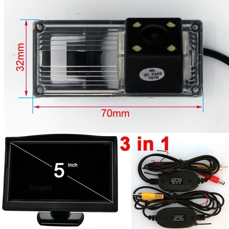 Автомобильная камера заднего вида резервного копирования парковки монитор для
