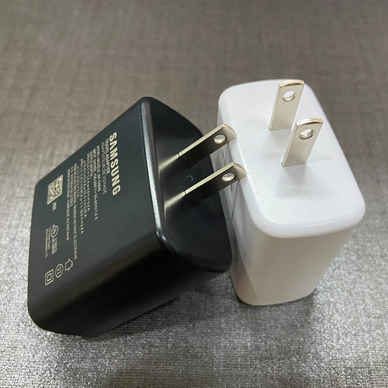 Samsung 45W зарядное устройство штепсельная вилка США супер быстрый зарядный кабель