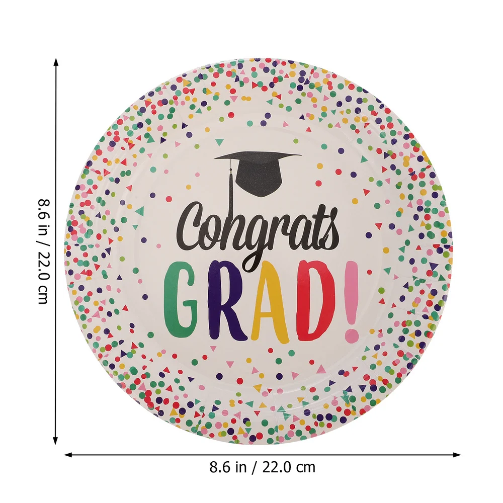

41pcs Graduation Theme Banner Tableware Set Festival Dinnerware Party Supplies