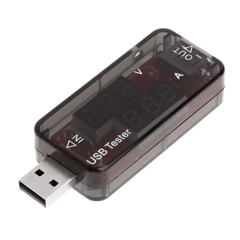 USB Charger Tester Double Row Shows Current Voltage Charging Detector Mobile Power and Voltmeter Ammeter | Инструменты