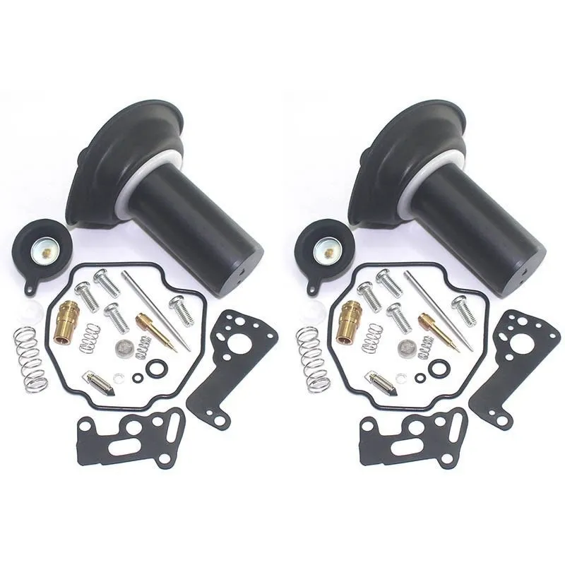 

2Set for Yamaha Virago XV535 1990-2001 XV 535 Motorcycle Carburetor Repair Kit Plunger Diaphragm Gasket