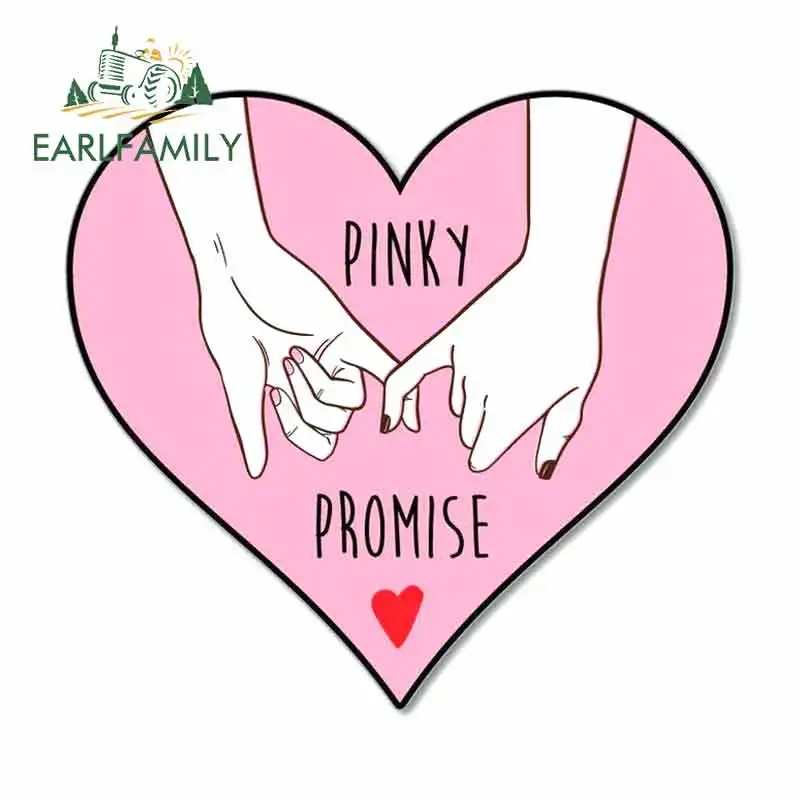 EARLFAMILY 13 см x 12 для детской дружбы любовь наклейки с юмором забавные автомобильные