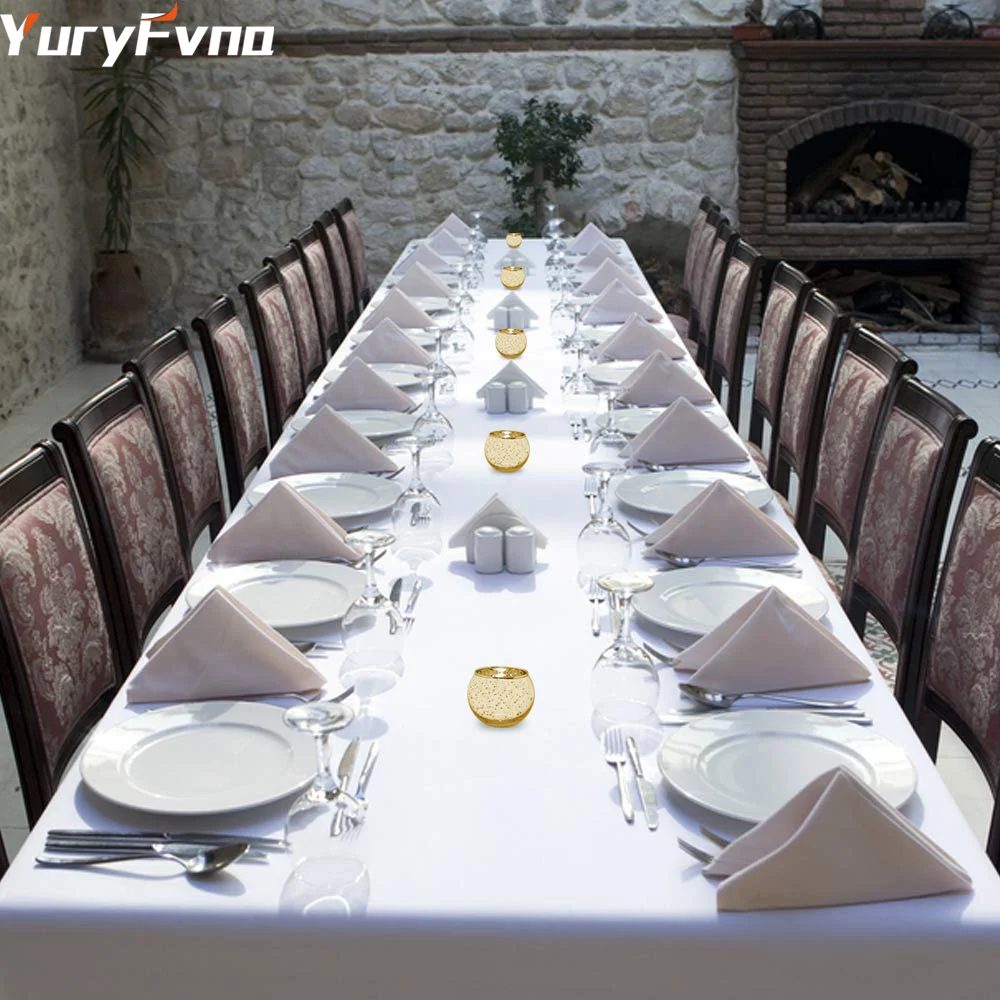 YuryFvna 6/12 шт. Ртутные стеклянные подсвечники Votive Подсвечники Tealight Свадебные центральные украшения для вечеринок украшение дома подарок