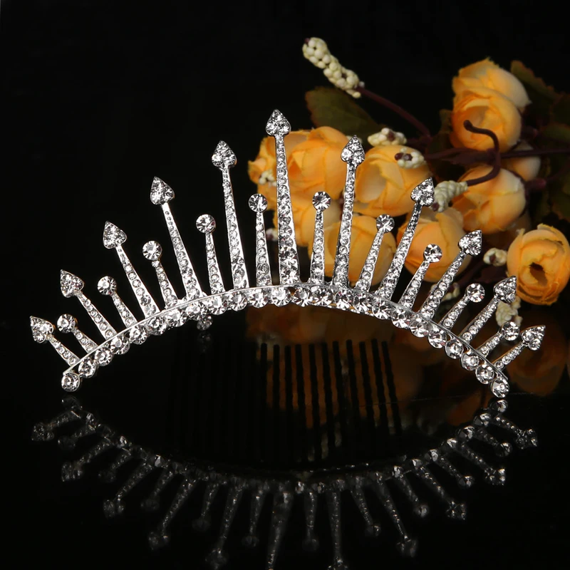 

Fascinating Bridal Rhinestones Party Hair Clip Comb Wedding Accessories Diamante 97QF