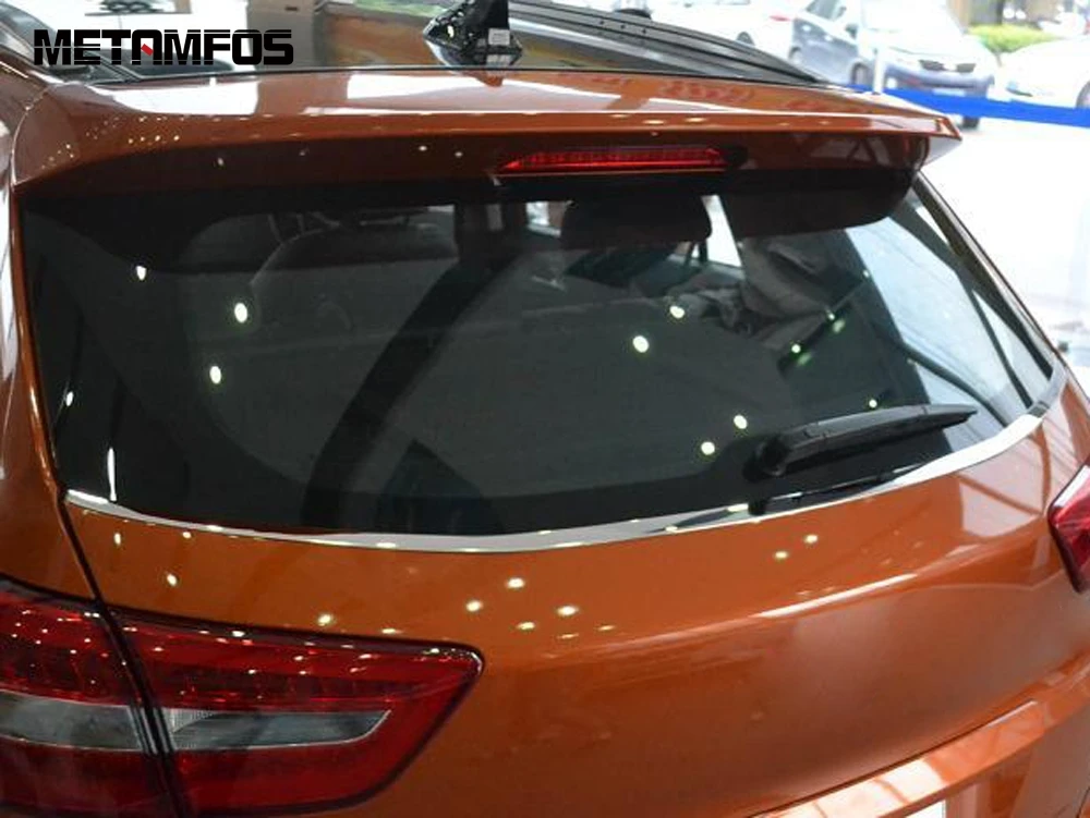 Для Hyundai Cantus Creta ix25 2014 2017 2018 2019 лента на окно заднего багажника молдинг отделка
