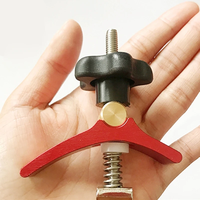 T Rail Clamp Set T-track Aluminium Quick Release Compressor Woodworking Tools for T-slot DIY 7XEA | Инструменты