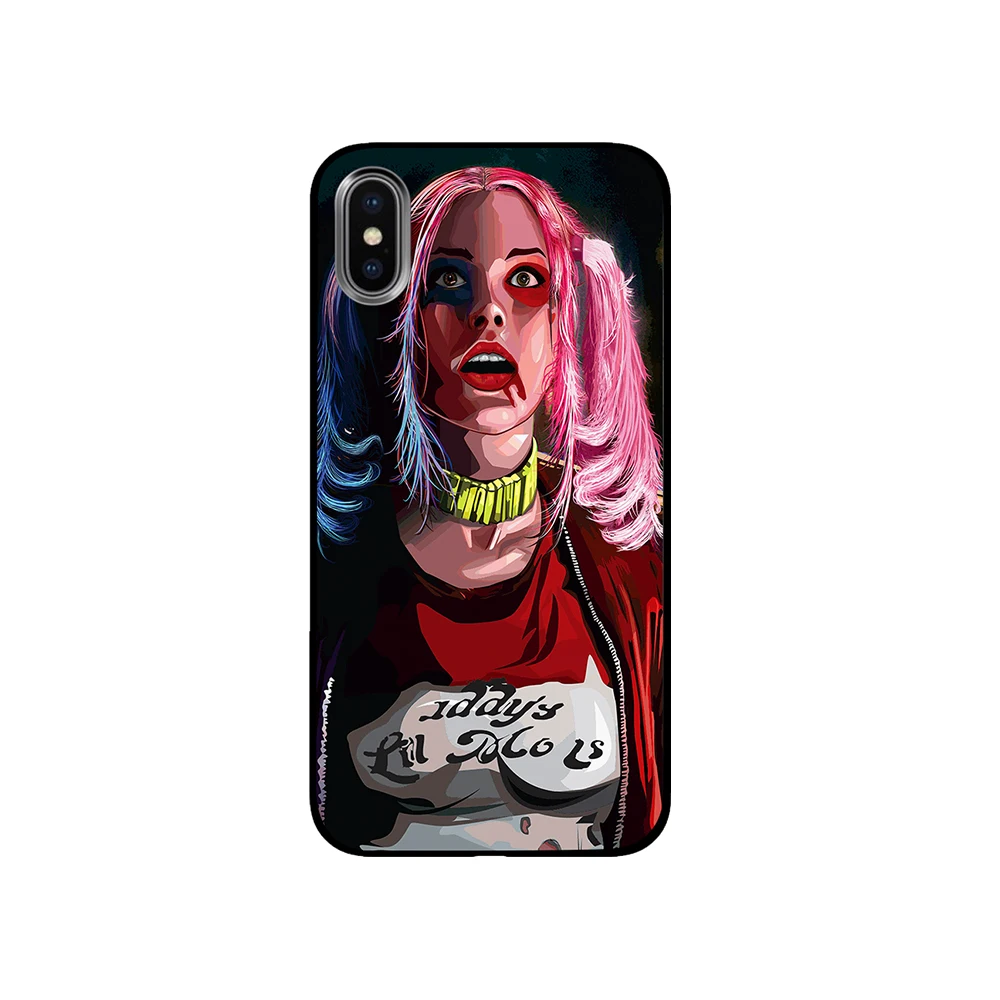 Марвел Капитан Чудо Женщина Черный чехол ТПУ для iPhone 5 5S 6 6s 7 8 Plus X XS XR 11 Pro