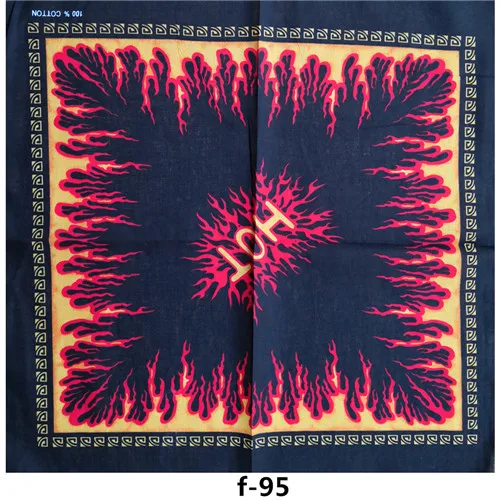 100% хлопок фиолетовый розовый панк головной убор Хип-хоп платок банданы