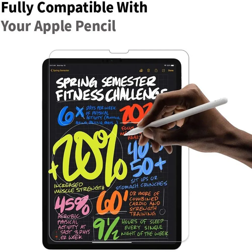 

9H Tempered Glass Screen Protector For iPad 2017 2018 9.7 Air 1 2 Pro 11 10.5 10.2 2019 Mini 2 3 4 5 Bubble Free Protective Film