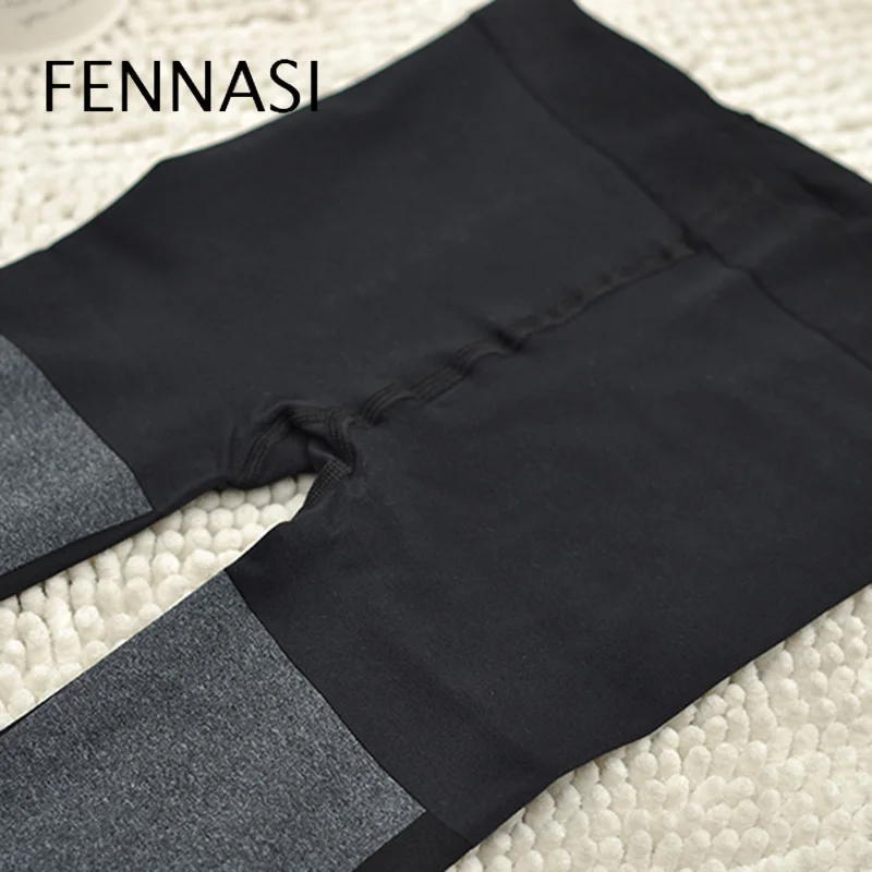 Пикантные женские нейлоновые колготки FENNASI лоскутные пикантные Стикеры для