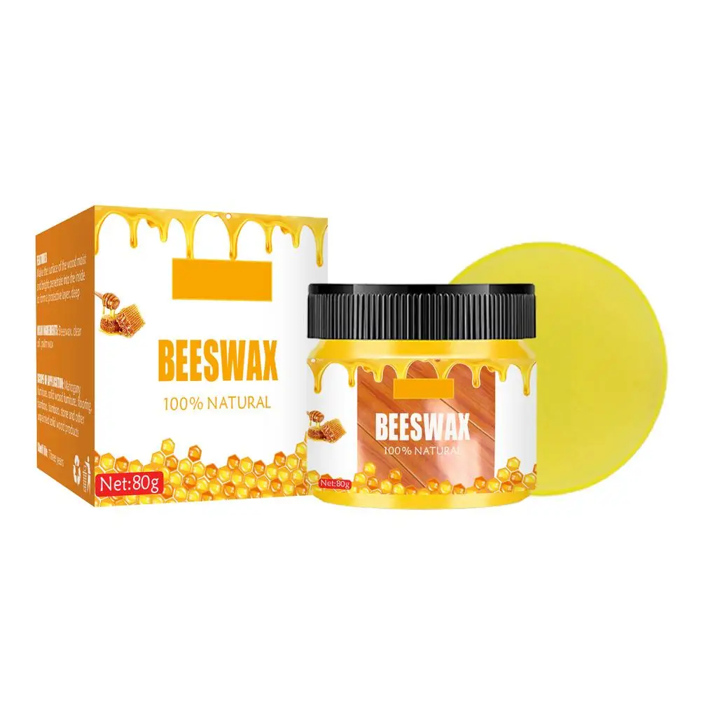 

Beeswax Polish Multipurpose Natural Beeswax Cleaner Care Protective Seal Beautify Household Polishing Waterproof Wooden Season