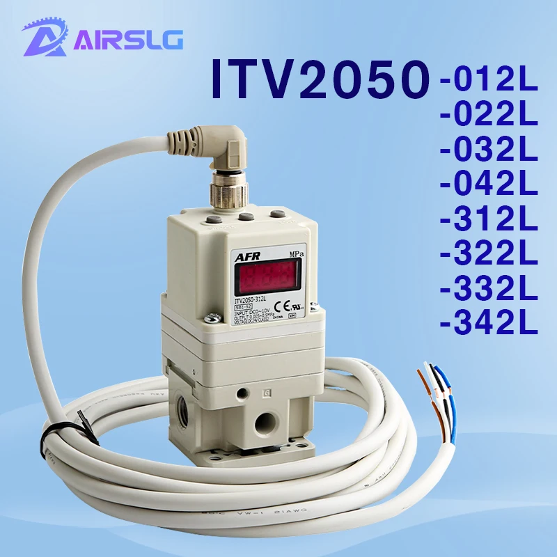 

ITV ITV2050 2000 Proportional pneumatic solenoid valve -012L -022L-032L-042L-312L-322L -332L -342L electric pneumatic regulator