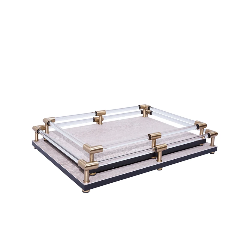 

Современный минималистичный акриловый поднос, декоративная модель комнаты, креативный мягкий декоративный набор