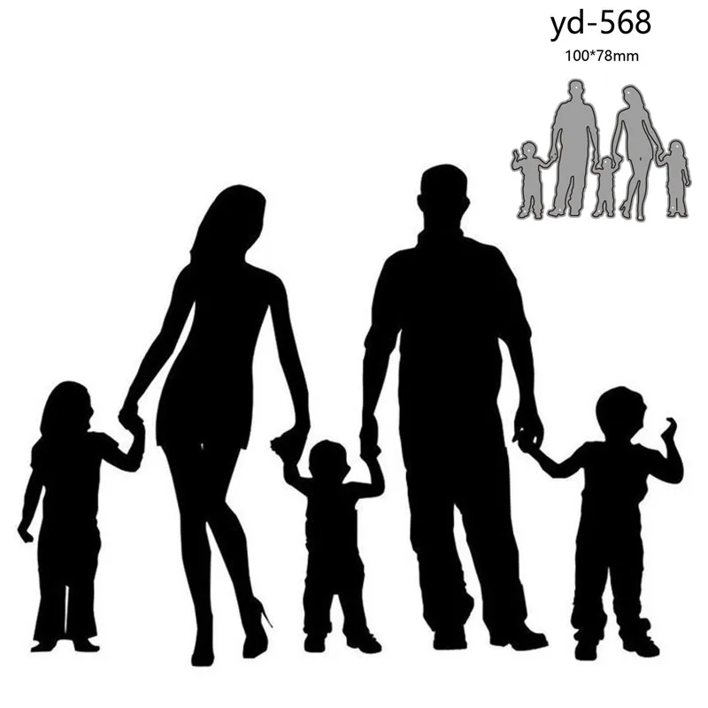 Металлические Вырубные штампы форма для украшения дома Скрапбукинг Бумага