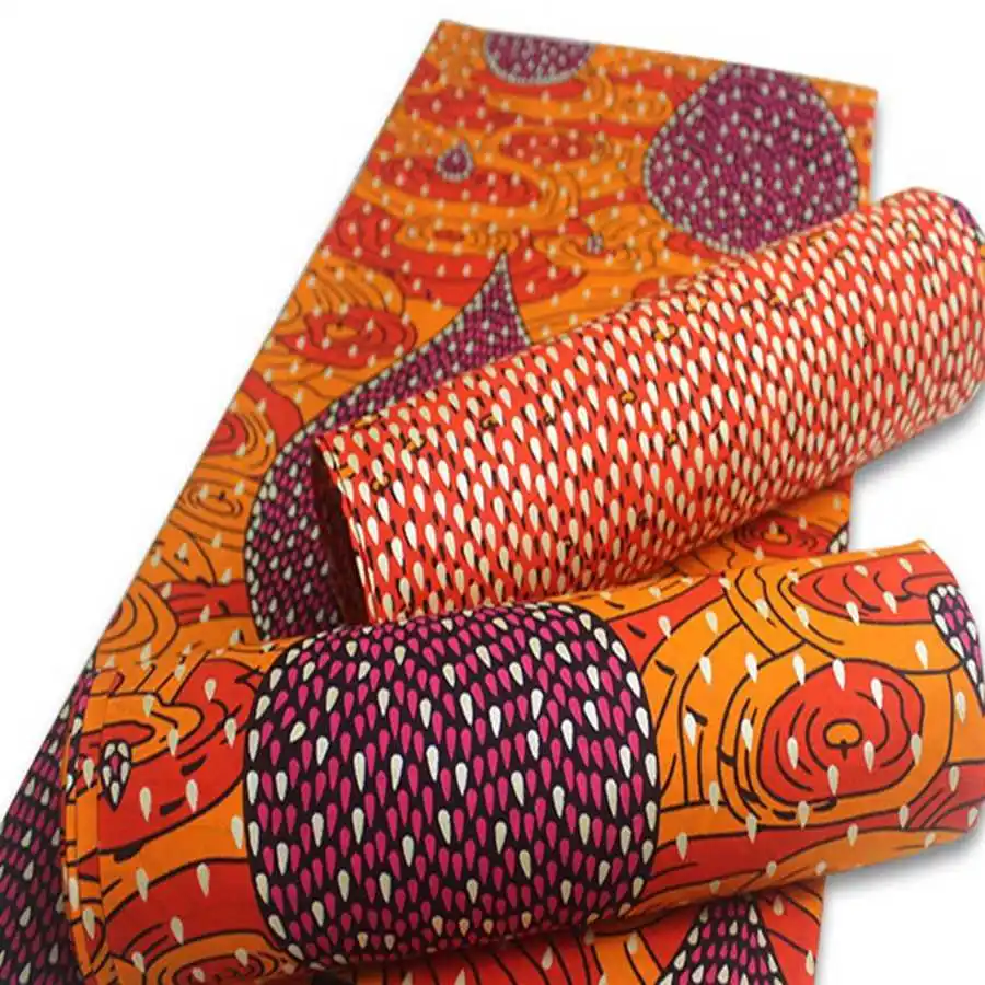 

Lastest African Golden Wax Fabrics Cotton Prints Nigerian Rapper Aqua Color Batik Ankara Nice New Coming Veritable Material
