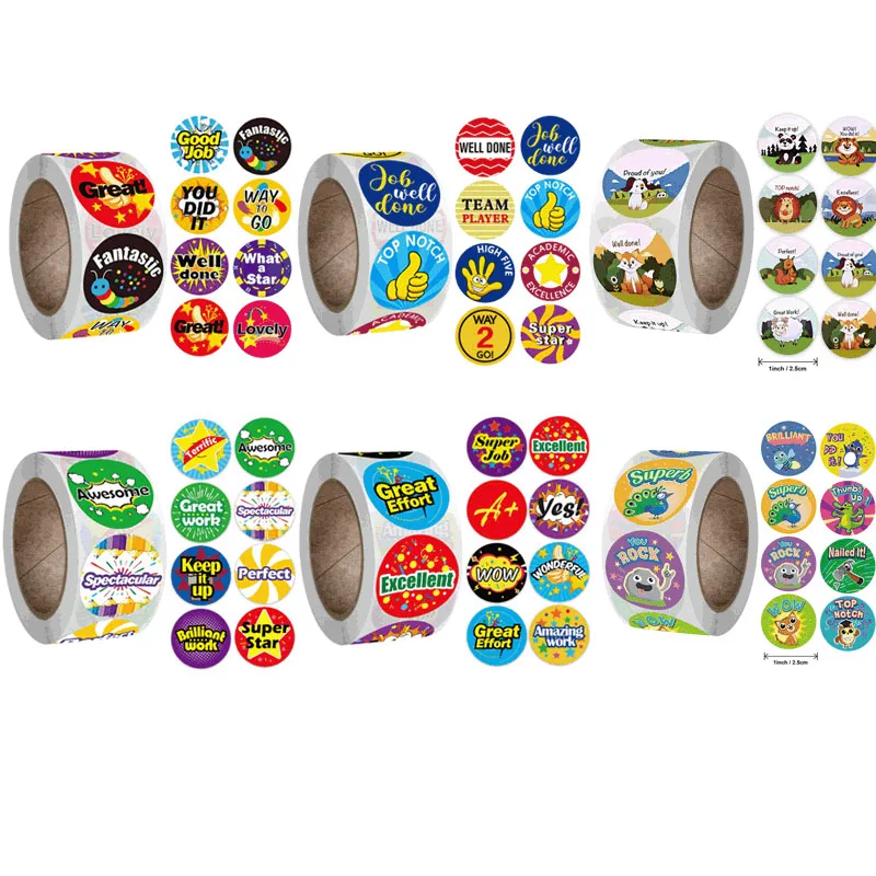 

Qiduo Reward Stickers for Kids Teacher Cute Animals Classroom Motivational Sticker Support Behavior Birthday Gift for Boys Girls