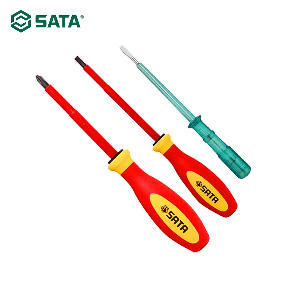 SATA 5 шт. VDE Изолированные 1000 В отвертки и тестер напряжения набор электриков