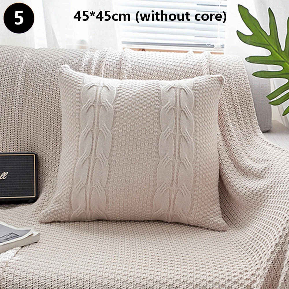 Винтажная стильная шерстяная наволочка с двойным переплетением креативный