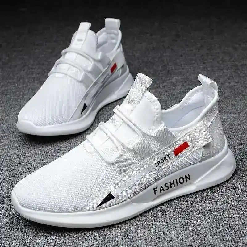 

Men shoes spring 2021 new net top casual shoes fashion student shoes trend fly weave shoes sports shoes men D82
