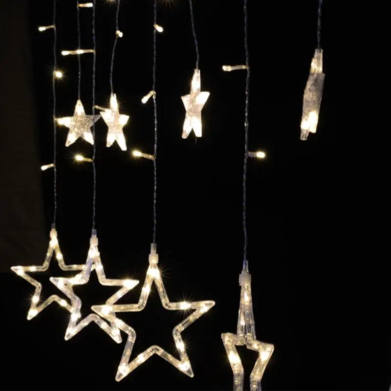 

Fairy String Light LED Lamp String Moon Star Moon Star Lamp String Super Bright 8 Modes Durable Romantic Wedding Neon Lantern