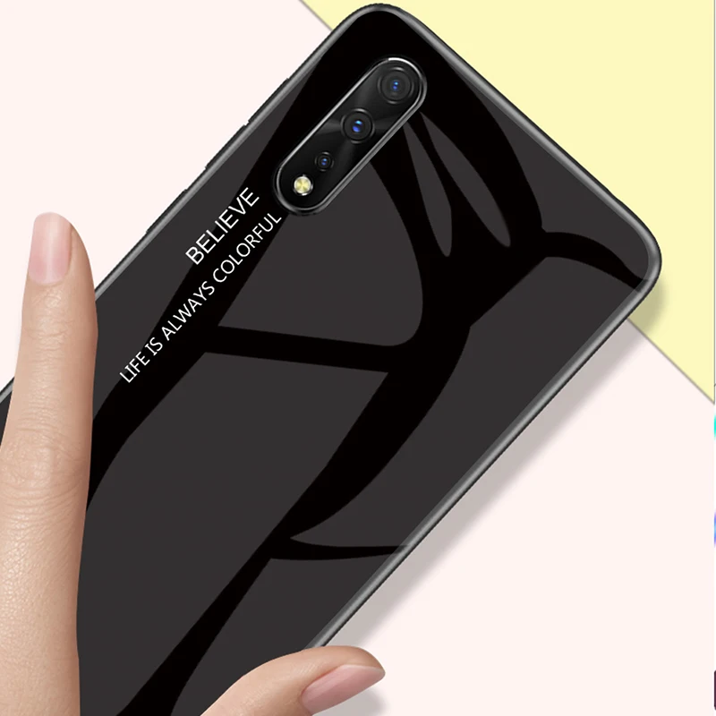 Чехол GFAITH из закаленного стекла с градиентом для Samsung Galaxy A50 чехол телефона чехлы