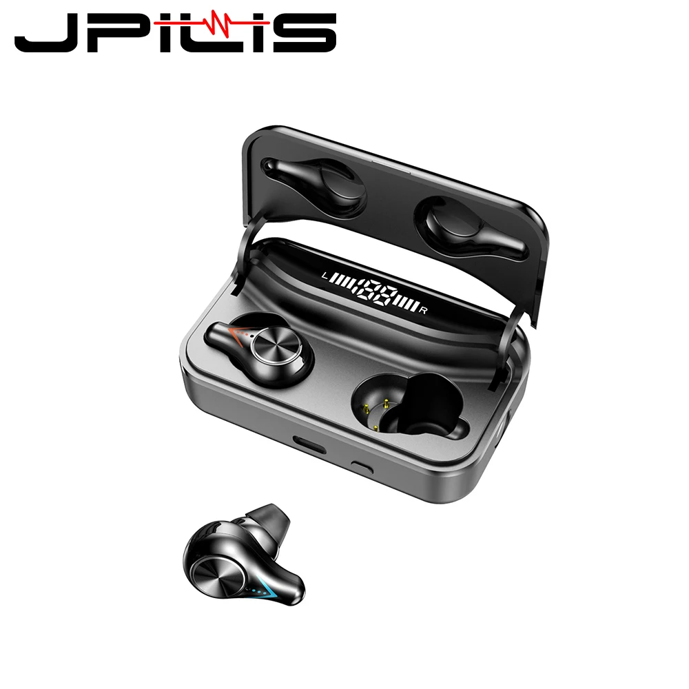 Наушники вкладыши TWS Bluetooth наушники с микрофоном Touch Управление светодиодный